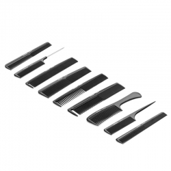 Zestaw Grzebieni CarbonPro 9szt. - Profesjonalny